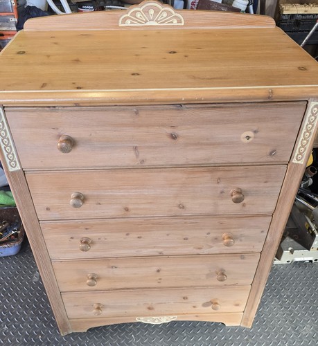 Solid pine chest - solid, of