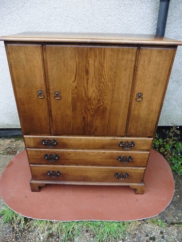 Oak cupboard chest of - chest,
