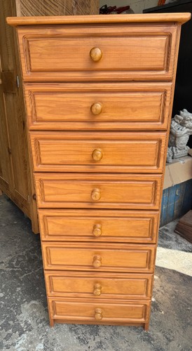 Pine tall boy chest - tall,