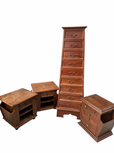 Tallboy wooden bedroom - bedroom, storage