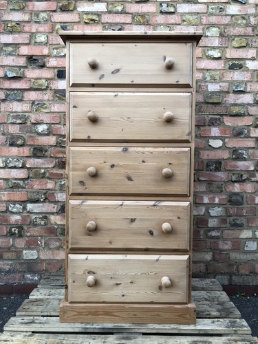 Solid pine tallboy - pine,