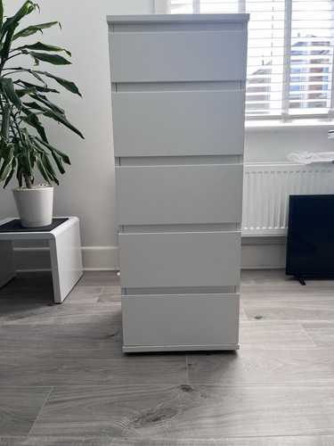 White drawer tall boy in - 5,