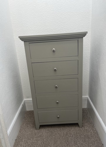 Drawer grey tallboy chest of - tallboy,