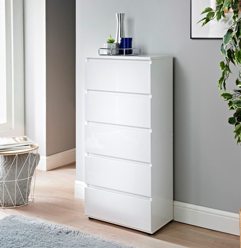 White wooden drawer - wooden, of