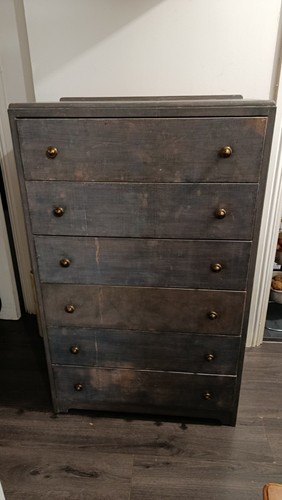 Vintage tallboy chest - chest, of
