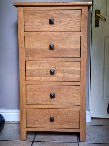 Tall boy solid oak - boy,