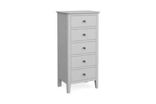Painted grey tallboy - grey, chest