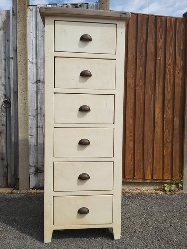 Reclaimed timber tallboy - , chest
