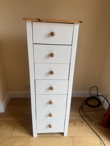 Draw tallboy white finish - draw,