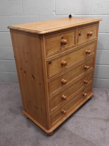 Tall solid heavy pine chest - tall,