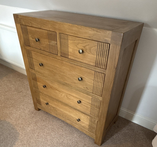 Solid oak bedroom suite - solid,