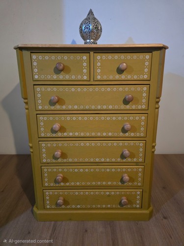 Vintage pine tallboy - pine,